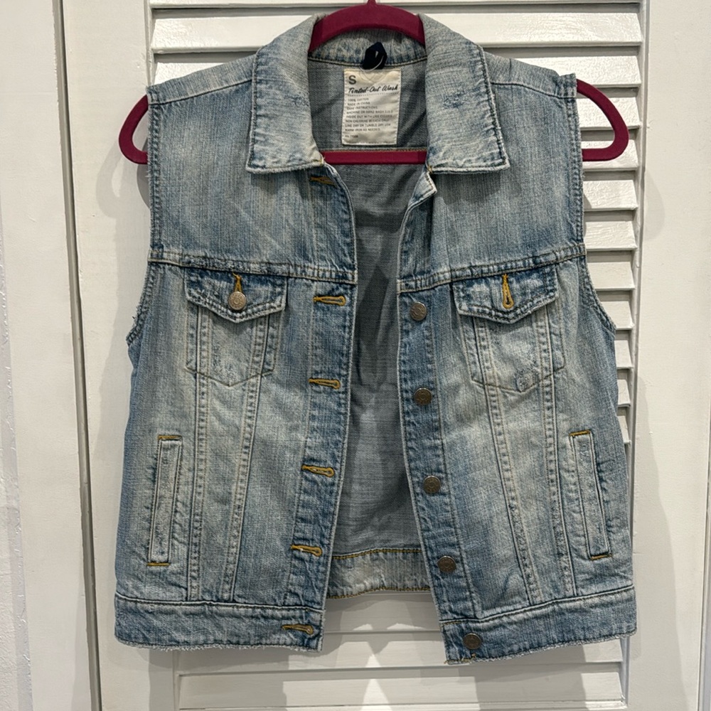 JCrew denim vest